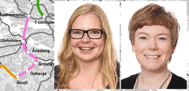 Liberalernas Svanström och Danielsson prioriterar bl a Spårväg syd och utbyggd tunnelbana.