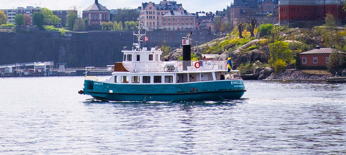 Båttrafik i Stockholm