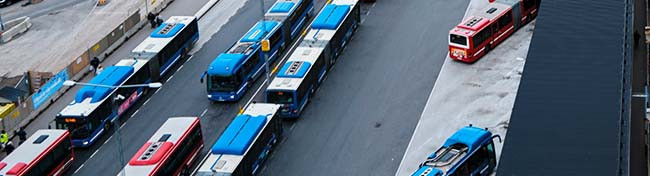 Busstrafik i Stockholm